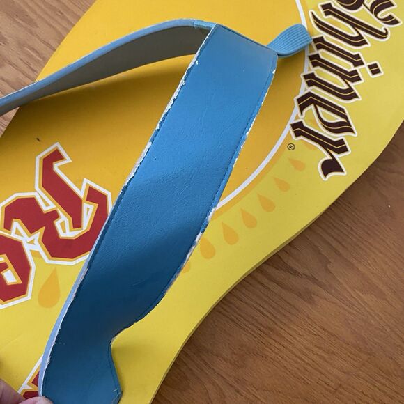 Shiner Ruby Redbird Promotional HUGE Flip Flop 35”x 10” RARE! - Picture 6 of 11